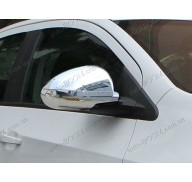 Накладки на зеркала (нержавейка) Chevrolet Aveo 3 12-
