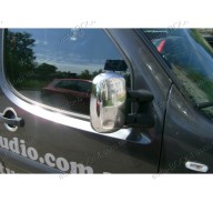 Накладки на зеркала (нержавейка) Fiat Doblo 2 10-