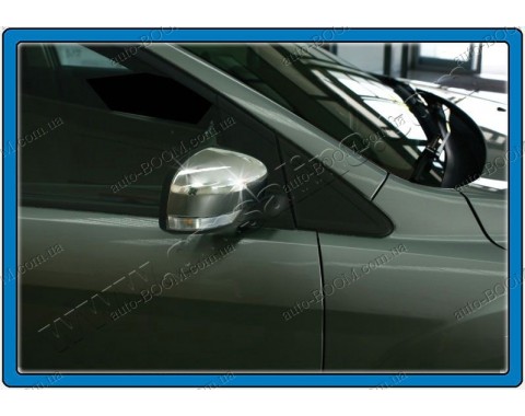 Накладки на зеркала (нержавейка) Ford Focus 3 11-
