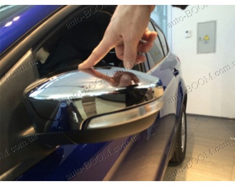 Накладки на зеркала (нержавейка) Ford Kuga 12-