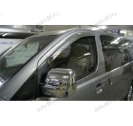 Накладки на зеркала (нержавейка) Hyundai H1 07-