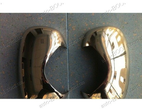 Накладки на зеркала (нержавейка) Opel Vivaro 01-14