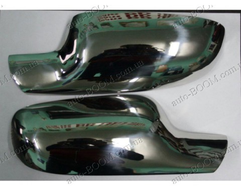 Накладки на зеркала (нержавейка) Renault Megane 2 02-08
