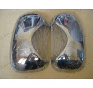 Накладки на зеркала (нержавейка) Renault Trafic 01-14