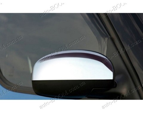 Накладки на зеркала (нержавейка) Skoda Roomster 06-