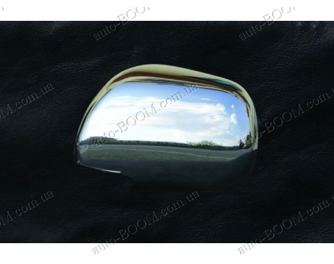 Накладки на зеркала (нержавейка) Toyota Camry 40 06-11