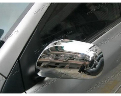Накладки на зеркала (нержавейка) Toyota Corolla 10 06-12