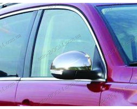 Накладки на зеркала (нержавейка) VW Tiguan 08-