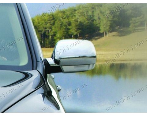 Накладки на зеркала (нержавейка) VW Touareg 02-10