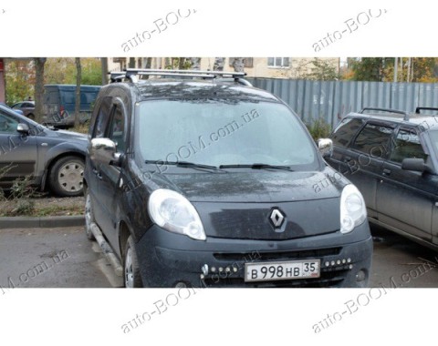 Накладки на зеркала (пластик) Renault Kangoo 08-