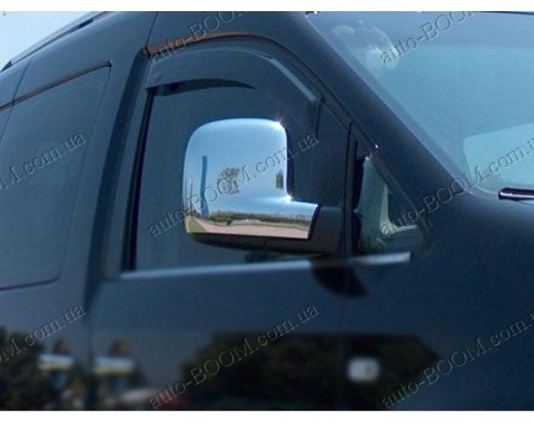 Накладки на зеркала (пластик) VW Caddy 3 04-
