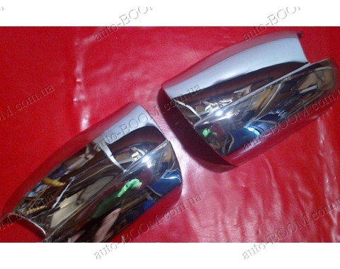 Накладки на зеркала (пластик) Mercedes E W210 00-02