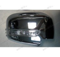 Накладки на зеркала (пластик) Mitsubishi L200 06- с поворотом