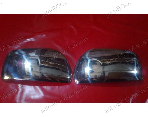 Накладки на зеркала (пластик) Toyota RAV4 2 00-05