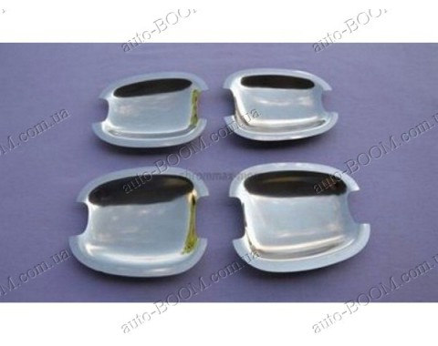 Накладки под ручки (нержавейка) Skoda Superb 01-08