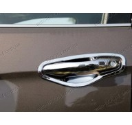 Накладки под ручки (пластик) Hyundai Santa Fe 12-