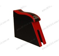 Подлокотник на ВАЗ 2106 красный, волна Prestige