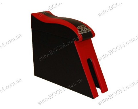 Подлокотник на ВАЗ 2107 красный, волна Prestige