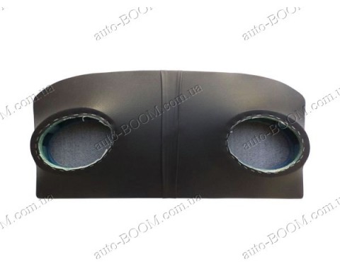 Акустическая полка на Daewoo Lanos 96- хетчбек черная, на фанере, пирамида