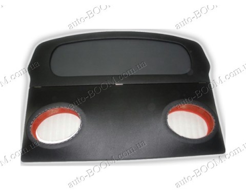 Акустическая полка на Mazda 626 91-97 хетчбек черная, на фанере, пирамида