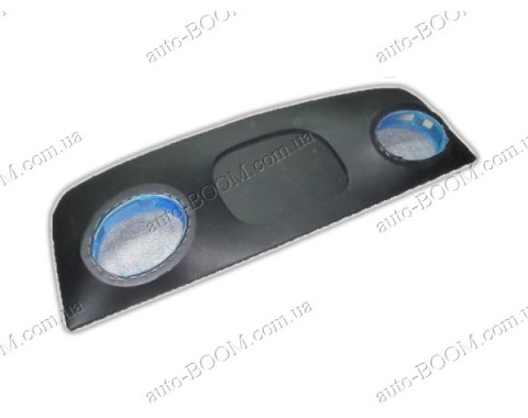 Акустическая полка на Opel Vectra A 88-95 черная, на фанере, пирамида