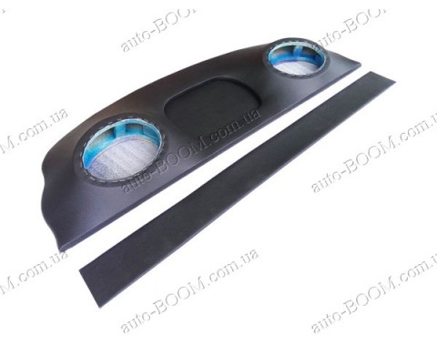 Акустическая полка на Лада 1118 Калина черная, на фанере, пирамида