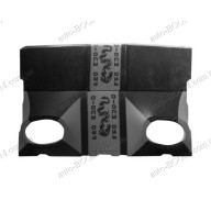 Акустическая полка на ВАЗ 2104 черно-серая, бюджет