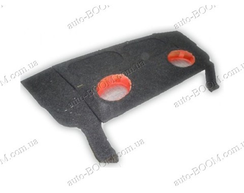 Акустическая полка на ВАЗ 2109 карпет, с боковинами (липучка), с подиумами, на фанере