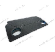 Акустическая полка на ВАЗ 2108 карпет, с опорой полки, на фанере, пирамида