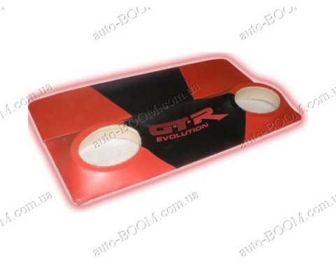 Акустическая полка на ВАЗ 2108 красная, бюджет