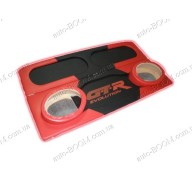 Акустическая полка на ВАЗ 2108 красная, на фанере, стандарт