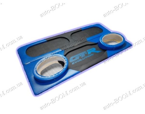 Акустическая полка на ВАЗ 2108 синяя, на фанере, стандарт