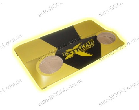 Акустическая полка на ВАЗ 2109 желтая, бюджет