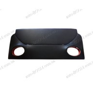 Акустическая полка на ВАЗ 2108 черная, на фанере, безопорная, пирамида