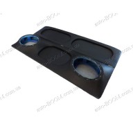 Акустическая полка на ВАЗ 2108 черная, на фанере, пирамида