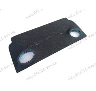 Акустическая полка на ВАЗ 2108 карпет, на фанере, безопорная, пирамида