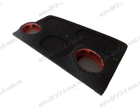 Акустическая полка на ВАЗ 2108 карпет, на фанере, пирамида