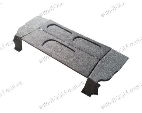 Акустическая полка на ВАЗ 2108 карпет, с боковинами (липучка), на фанере