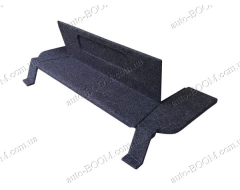 Акустическая полка на ВАЗ 2108 карпет, с боковинами, на фанере