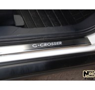 Накладки на пороги Citroen C-Crosser 07-(NataNiko Premium)