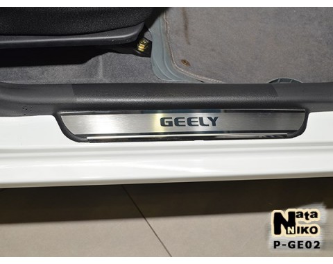 Накладки на пороги Geely MK 06-(NataNiko Premium)