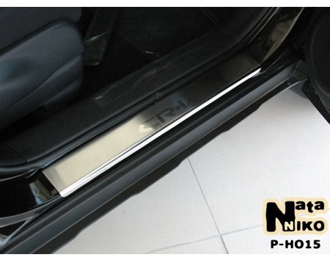 Накладки на пороги Honda CR-V 3 06-12(NataNiko Premium)