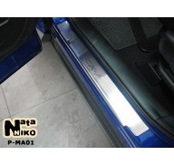 Накладки на пороги Mazda CX-7 06-12(NataNiko Premium)