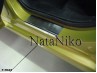 Накладки на пороги Mazda 2 08-(NataNiko Premium)