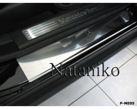 Накладки на пороги Mercedes ML W164 05-11(NataNiko Premium)