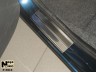 Накладки на пороги Nissan Note 05-12(NataNiko Premium)
