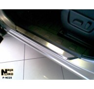 Накладки на пороги Nissan X-Trail 2 07-14(NataNiko Premium)