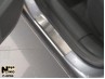 Накладки на пороги Opel Astra H 04- хетчбек, 5дверей(NataNiko Premium)