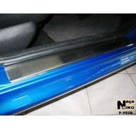 Накладки на пороги Peugeot 206 98-(NataNiko Premium)