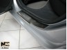 Накладки на пороги Peugeot 407 04-11(NataNiko Premium)